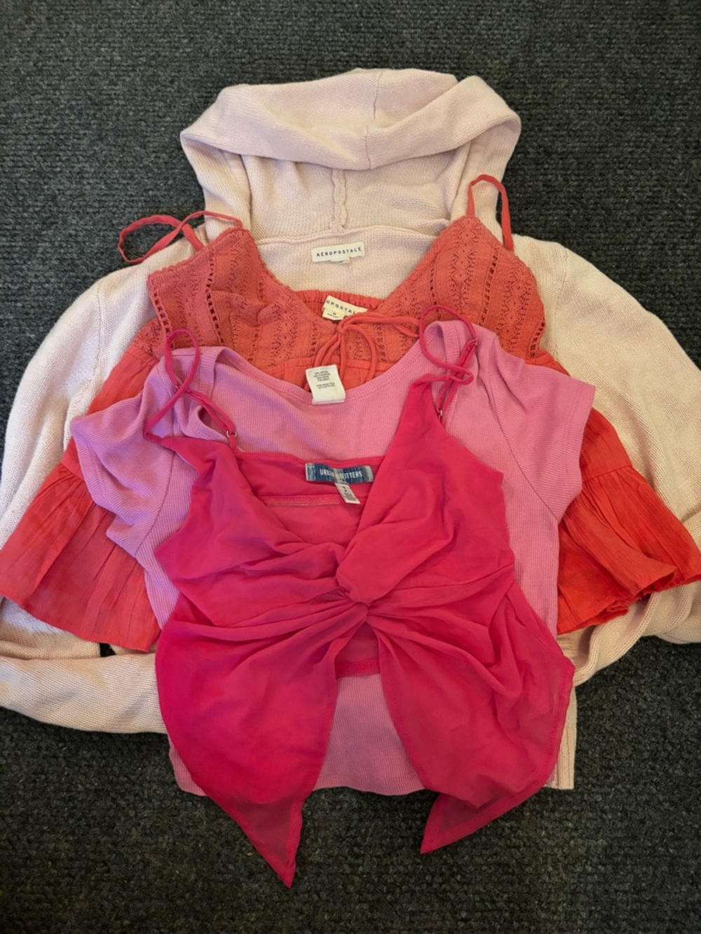 Urban Outfitters Pink & Coral Camisole Bundle